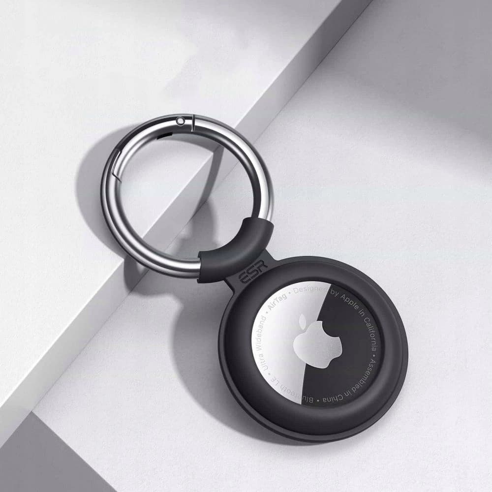 ESR Apple Silikonhülle Cloud AirTag Blau & Schwarz - 3