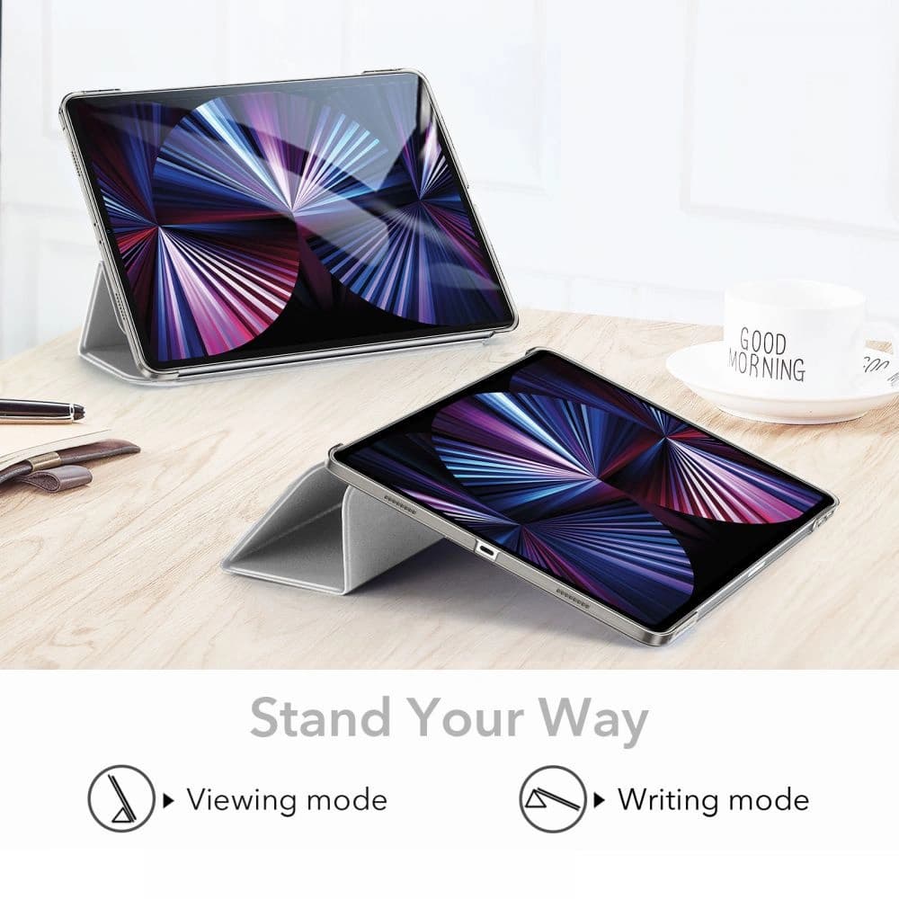 ESR Apple Tasche Ascend Trifold iPad Pro 11 2021 (3. Generation) Silber Grau - 6