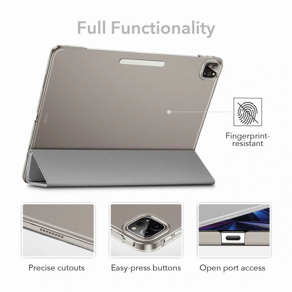 ESR Apple Tasche Ascend Trifold iPad Pro 11 2021 (3. Generation) Silber Grau - 7