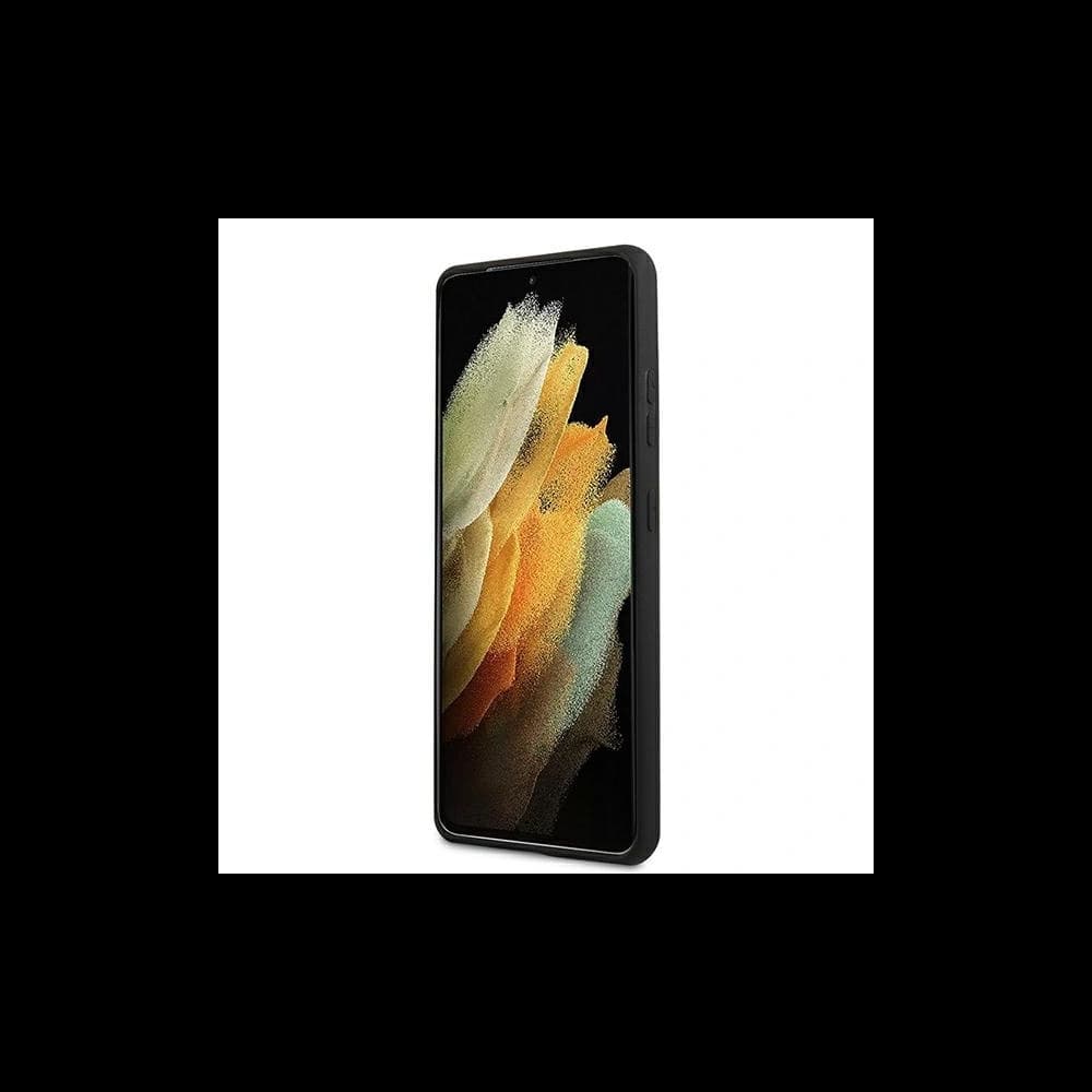 Karl Lagerfeld Samsung Tasche KLHCS21LKH3DBK Galaxy S21 Ultra schwarz/schwarz Hardcase 3D Rubber Karl`s Head - 5