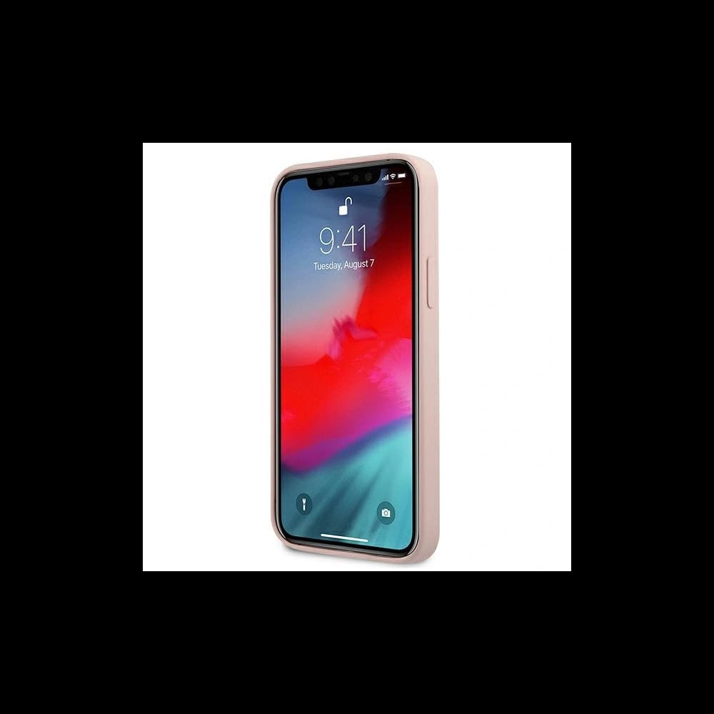 Etui Karl Lagerfeld KLHCP12SSILTTPI Apple iPhone 12 mini Silicone Ikonik Outline růžový/pink - 5