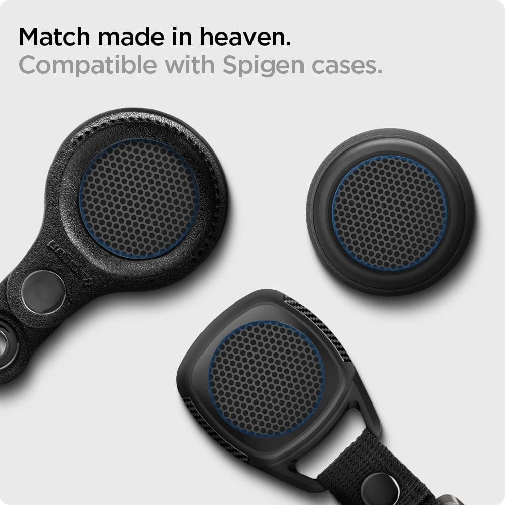 Spigen Apple Hydrogel-Folie Airskin AirTag Carbon Black [4+4 PACK] - 12