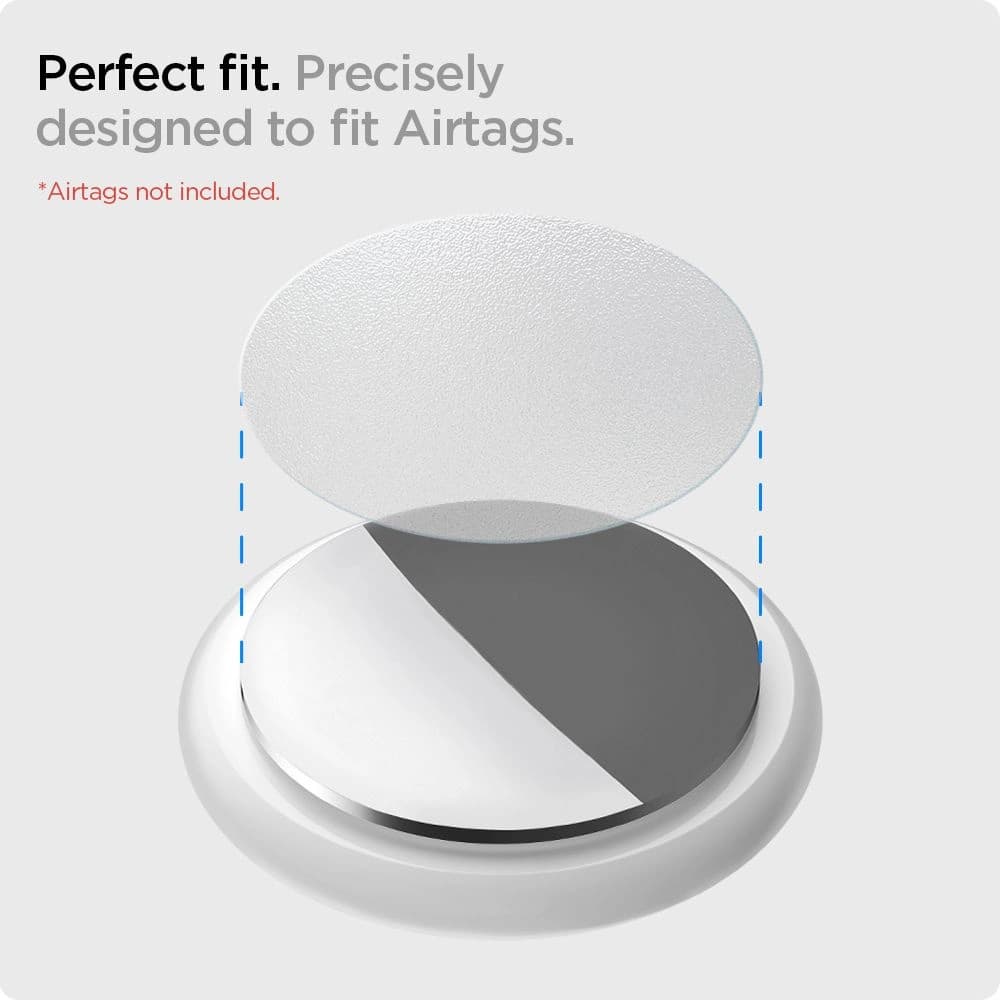 Spigen Airskin Apple AirTag Matte Clear [4+4 PACK] - 9