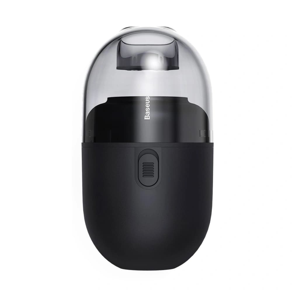Mini aspirator de birou fără fir Baseus Capsule C2, 700Pa, cu baterie 2xAA (negru) - 1