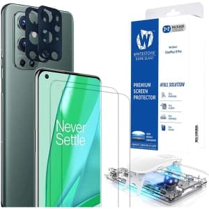Whitestone Dome Glass UV + Camera Protection OnePlus 9 Pro [2+2 PACK]