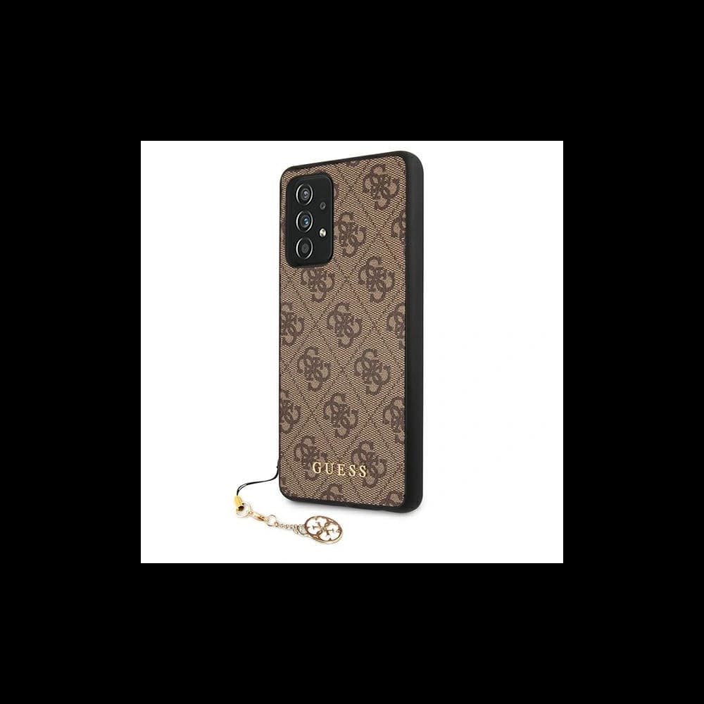 Guess Samsung Gehäuse GUHCA72GF4GBR Galaxy A72 braun/braun Hartschalengehäuse 4G Charms Collection - 2