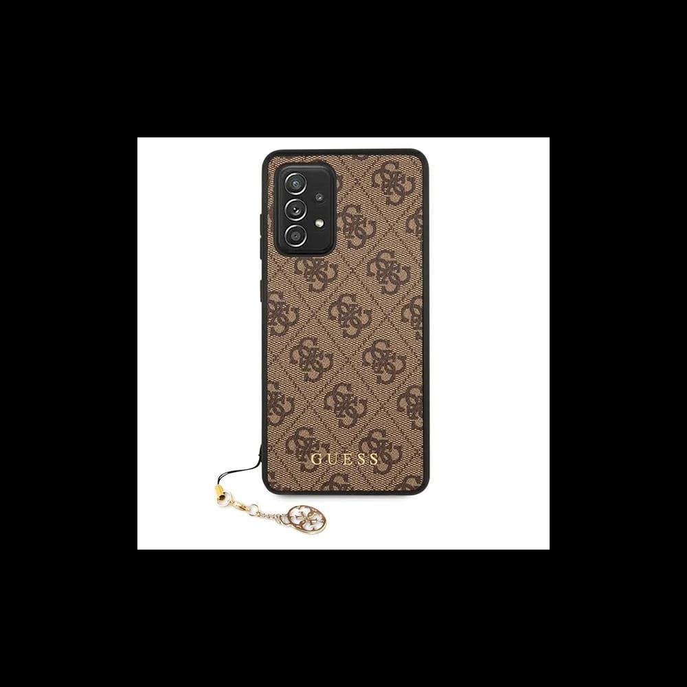 Guess Samsung Gehäuse GUHCA72GF4GBR Galaxy A72 braun/braun Hartschalengehäuse 4G Charms Collection - 3