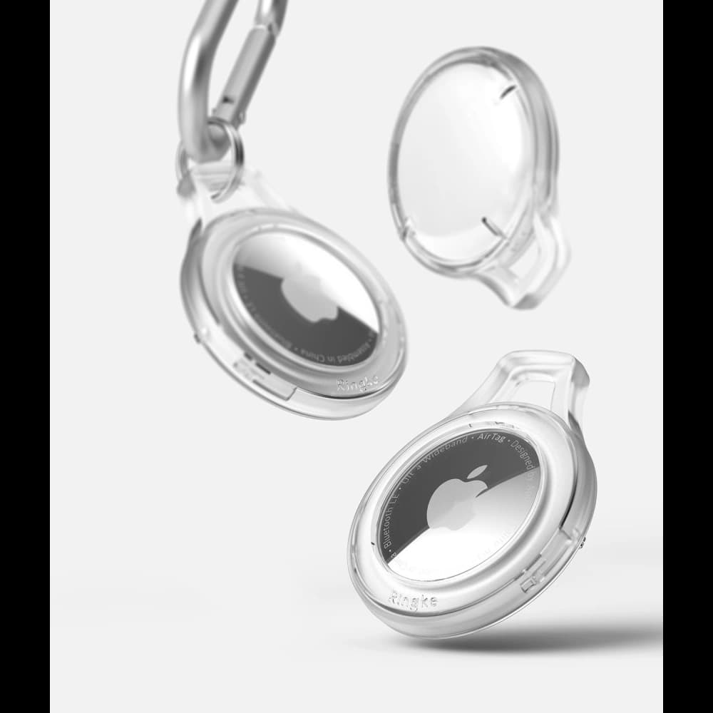 Ringke Slim Apple AirTag Clear [4 PACK] - 3
