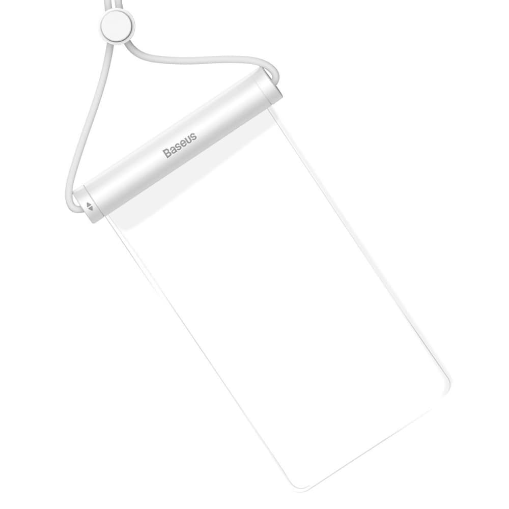 Baseus Cylinder Slide-cover waterproof smartphone bag (white) - 3