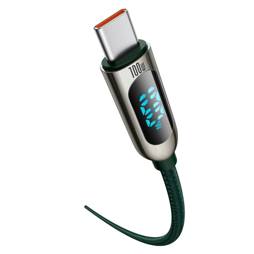 Baseus Display Cable USB-C to USB-C 100W 1m (green) - 4
