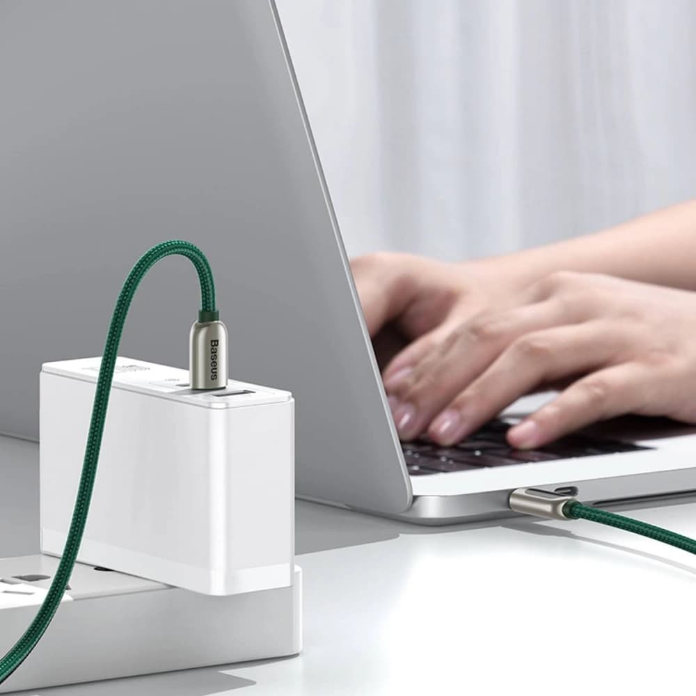Baseus Display Cable USB-C to USB-C 100W 1m (green) - 7
