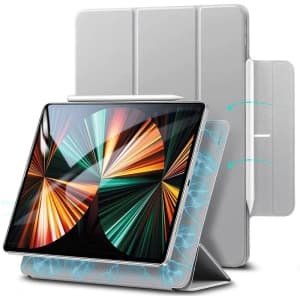 ESR Apple Tasche Rebound Magnetic iPad Pro 12.9 2020/2021 (2. und 3. Generation) Silber Grau