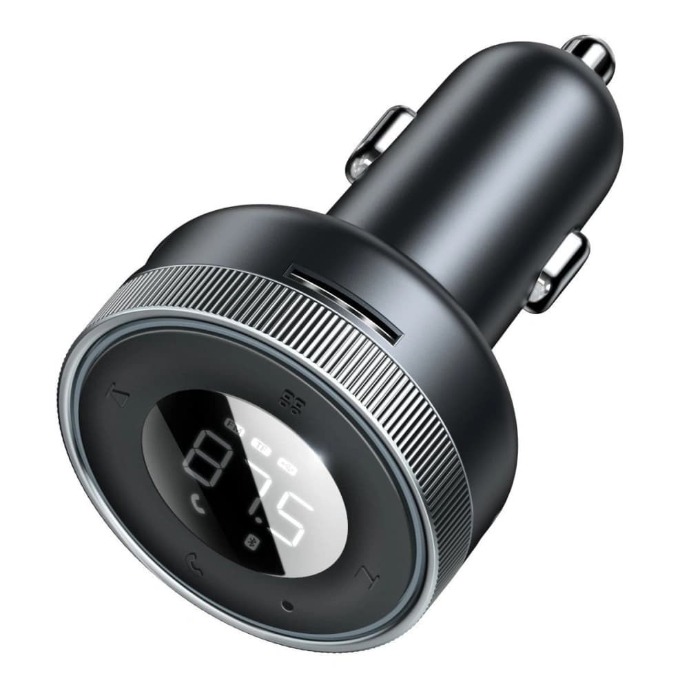 Baseus FM-Transmitter Enjoy Car, Bluetooth 5.0, microSD, AUX (schwarz) - 3