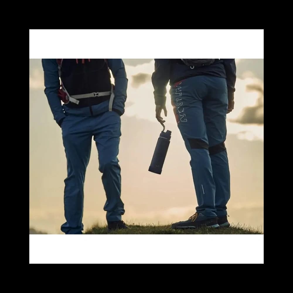 PURO Outdoor-Edelstahl-Thermoflasche 500 ml (Schwarz) - 5