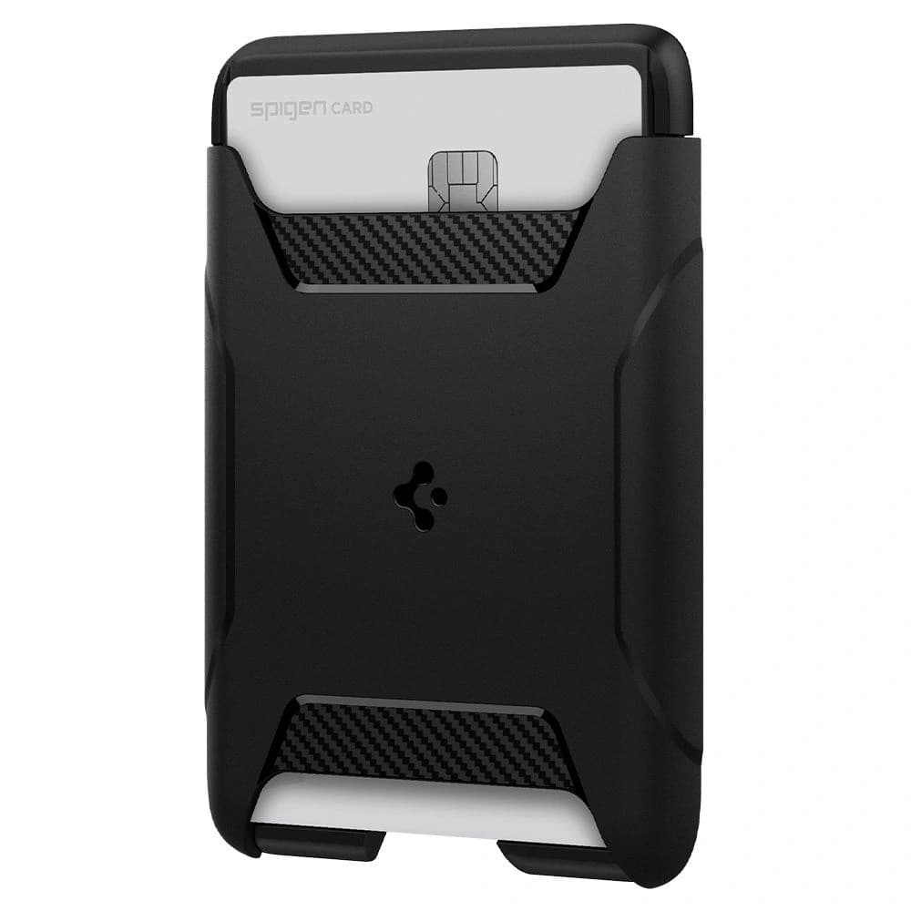 Spigen Rugged Armor Magsafe Universal Magnetic Card Wallet Black - 3