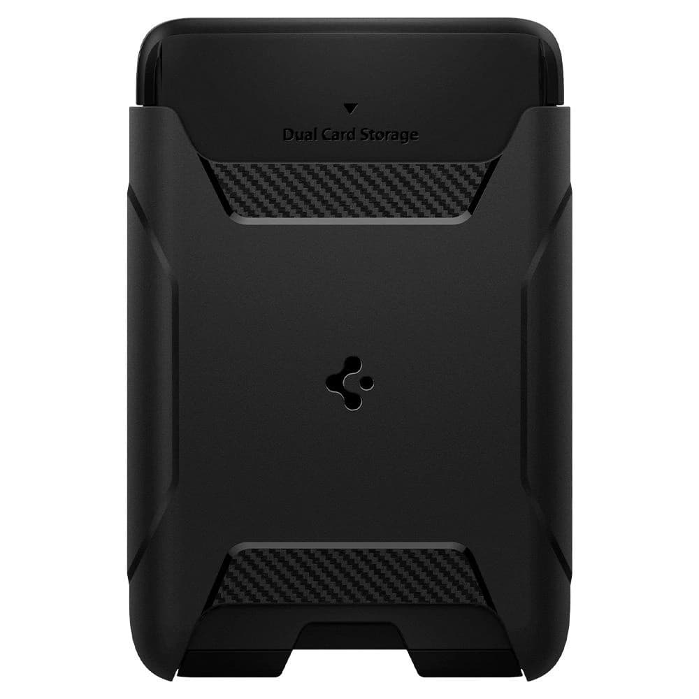 Spigen Rugged Armor Magsafe Universal Magnetic Card Wallet Black - 5