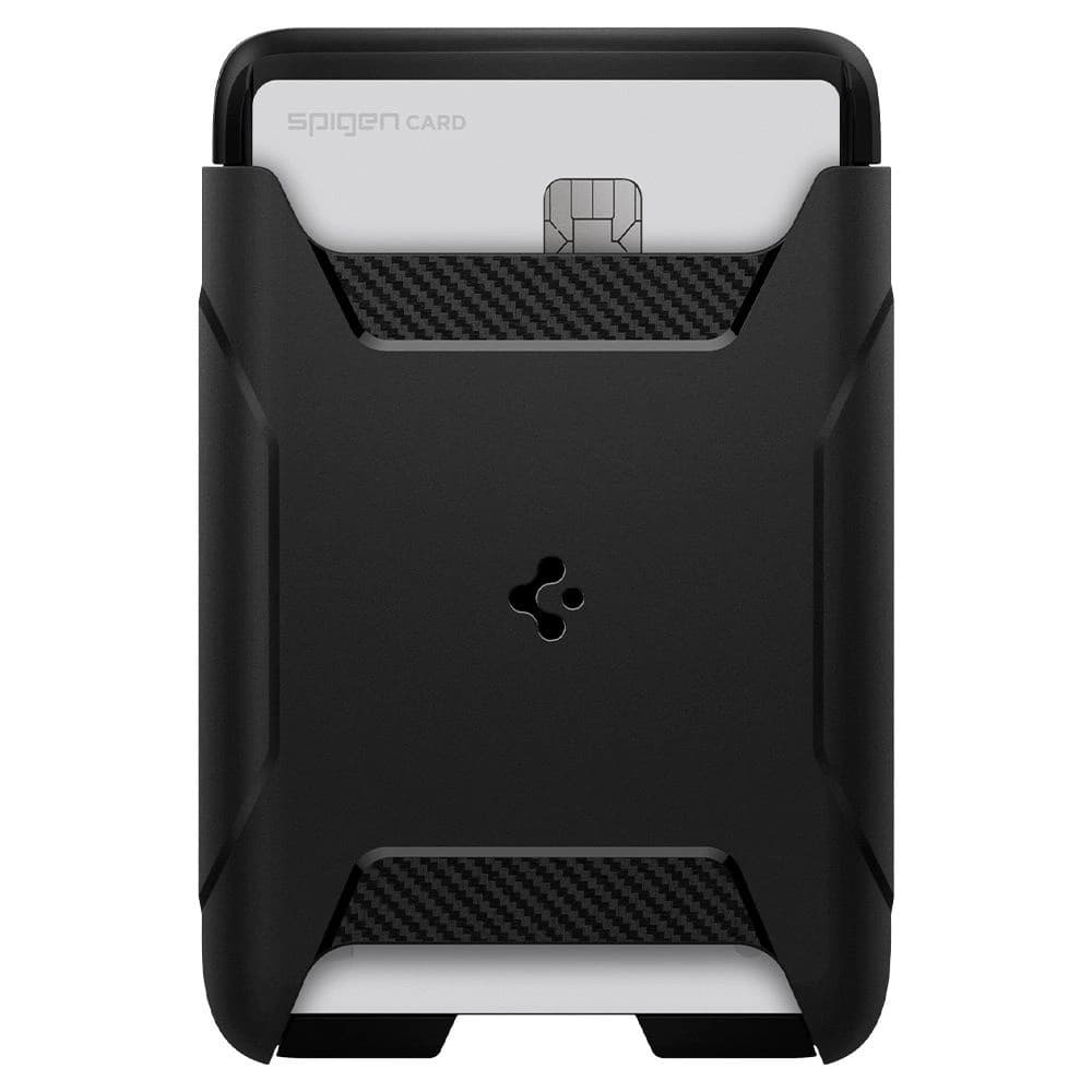 Spigen Rugged Armor Magsafe Universal Magnetic Card Wallet Black - 6