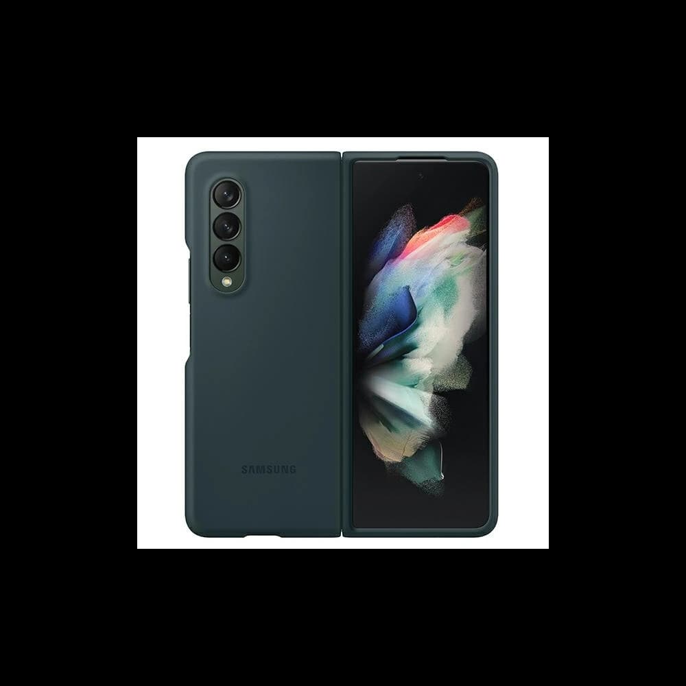 Etui Samsung Galaxy Z Fold 3 EF-PF926TGEGWW zelené/green silikonové pouzdro - 1