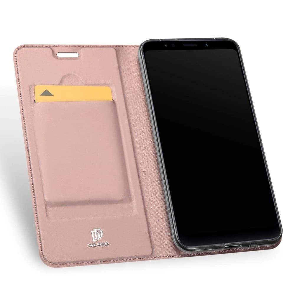 Etui DuxDucis SkinPro Huawei Y6 2018 Růžová zlato - 1