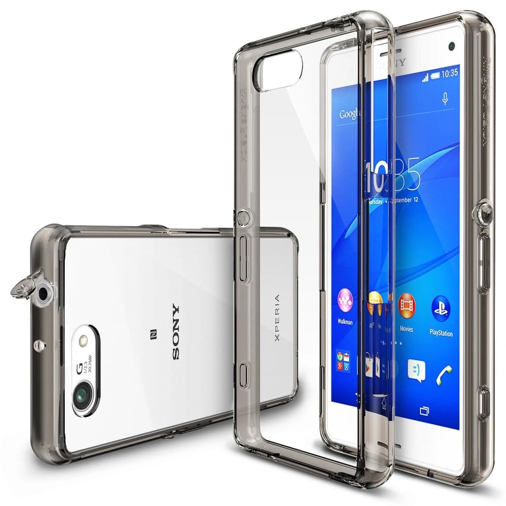 Case Ringke Fusion Sony Xperia Z3 Compact Smoke Black - 1