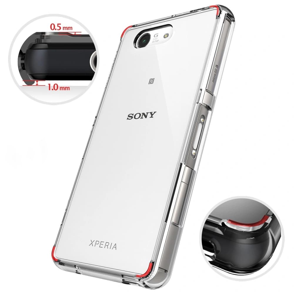 Case Ringke Fusion Sony Xperia Z3 Compact Smoke Black - 7