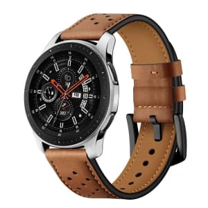 Tech-Protect Leather Samsung Galaxy Watch 46mm Brown
