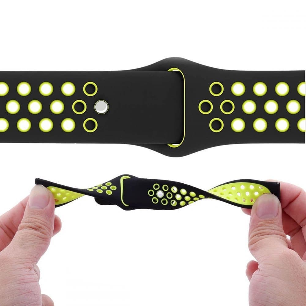 Pasek Tech-Protect Softband Samsung Galaxy Watch 46mm Fekete/szürke - 3