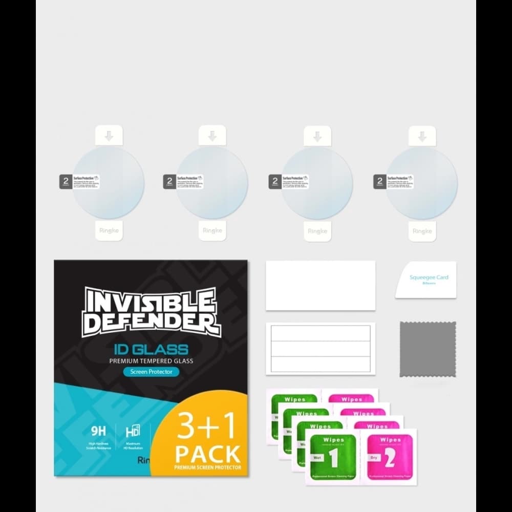 Ringke ID Glass Samsung Galaxy Watch 41mm & 42mm 0.33mm [4 PACK] - 10