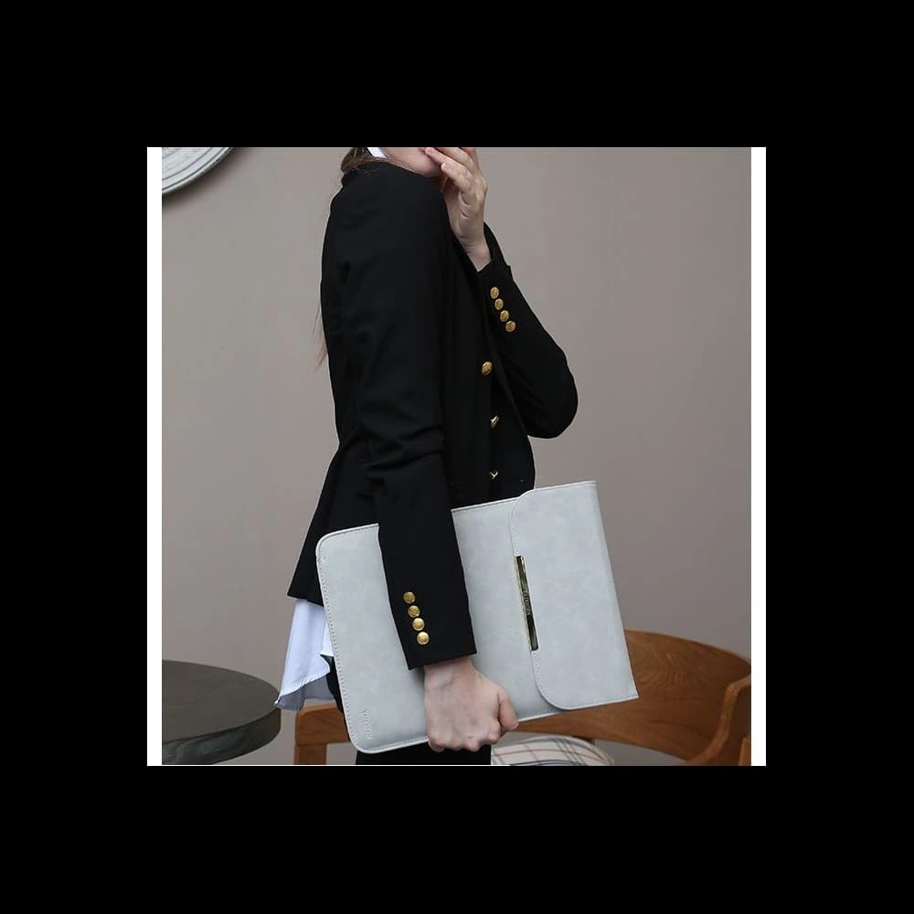 Etui Tech-Protect Taigold Laptop 13-14 Gri Închis - 6