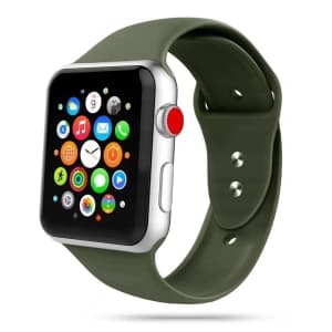 Pasek Tech-Protect Iconband Apple Watch 4/5/6/7/SE/8/9/Ultra 44/45/49mm Hadsereg Zöld