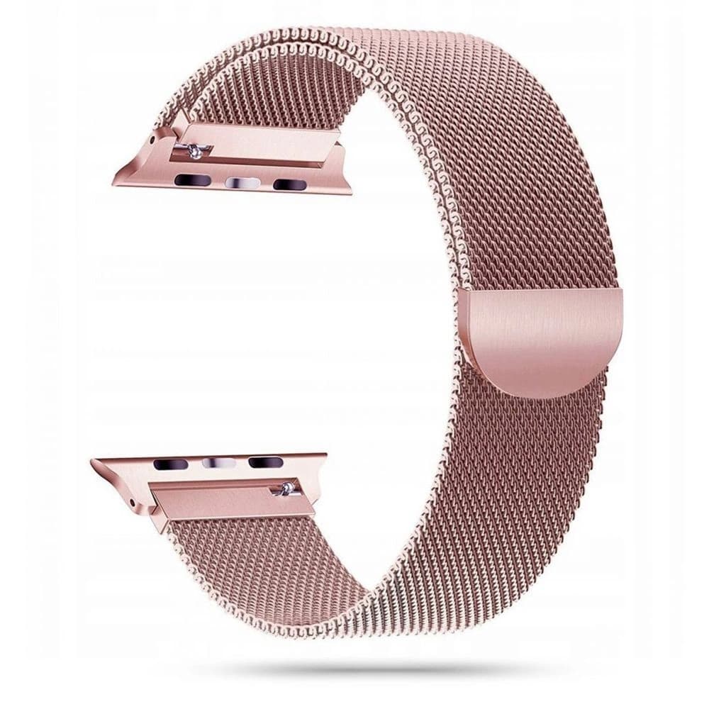 Armband Tech-Protect Milaneseband Apple Watch 4/5/6/7/SE 44/45mm Roségold - 1