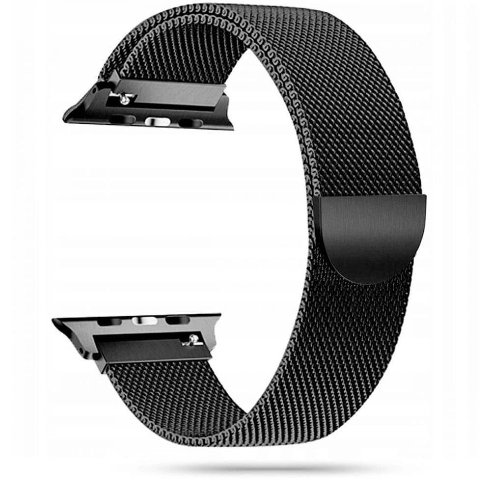 Brățara Tech-Protect Milaneseband Apple Watch 4/5/6/7/SE 40/41mm Neagră - 1