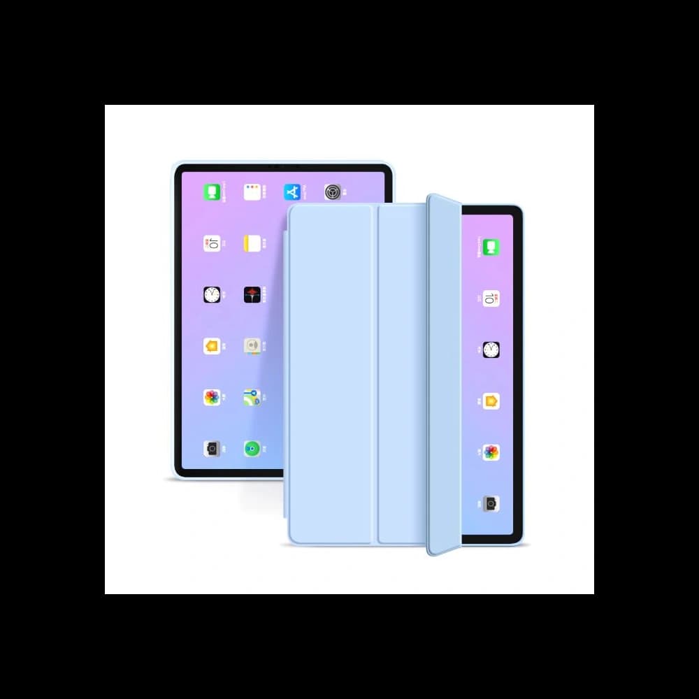 Etui Tech-Protect Smartcase Apple iPad Air 10.9 2020/2022 (a 4-a și a 5-a generație) / iPad Air 11 2024 (a 6-a generație) Albastru Cerulean - 1