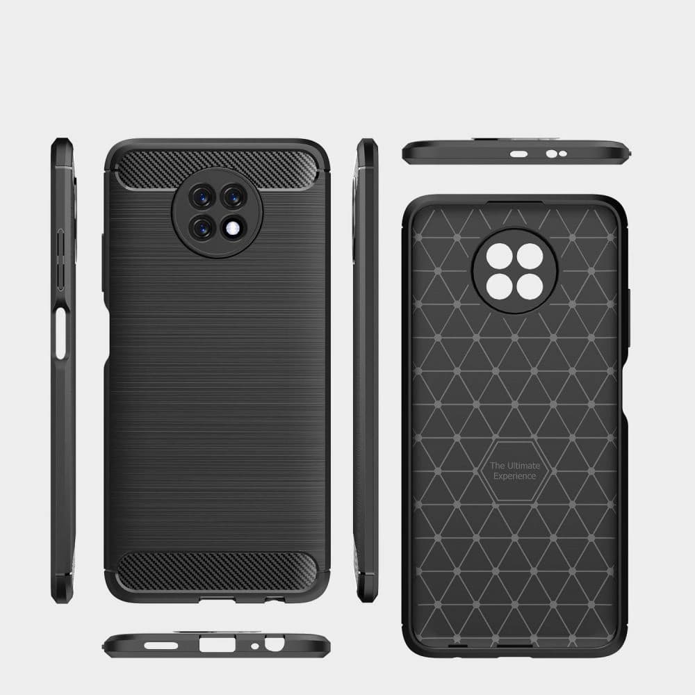 Etui Tech-Protect TPUCarbon Redmi Note 9T 5G Fekete - 7