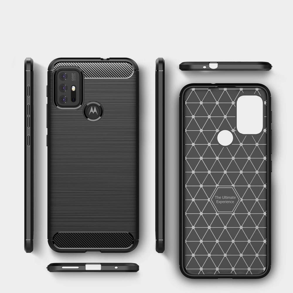 Etui Tech-Protect TPUCarbon Motorola Moto G30/G10 Negru - 5