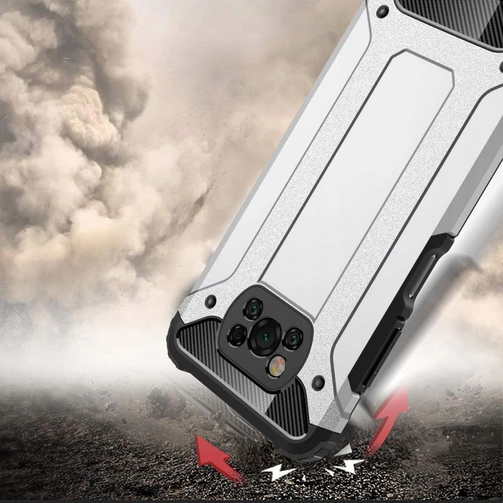 Case Tech-Protect Xarmor POCO X3 Pro/X3 NFC Schwarz - 5