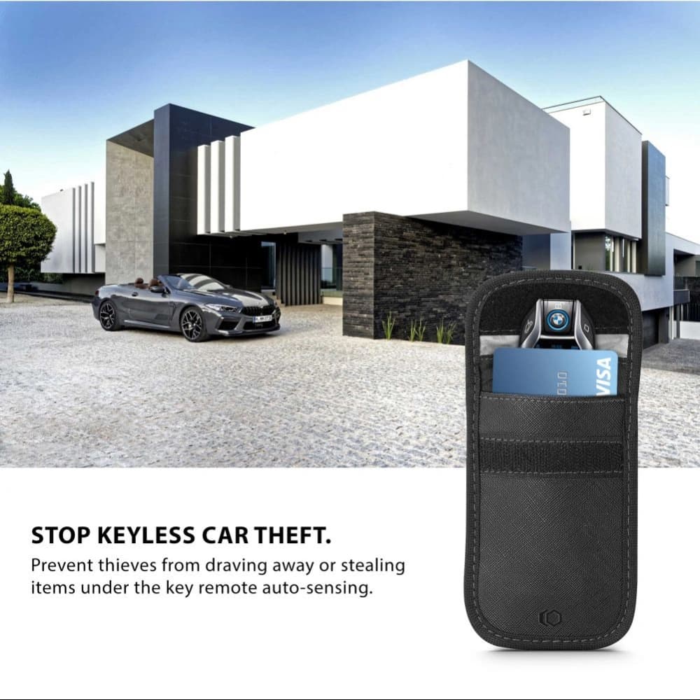 Tech-Protect V1 Keyless Rfid Signal Blocker Case Cross Black - 7