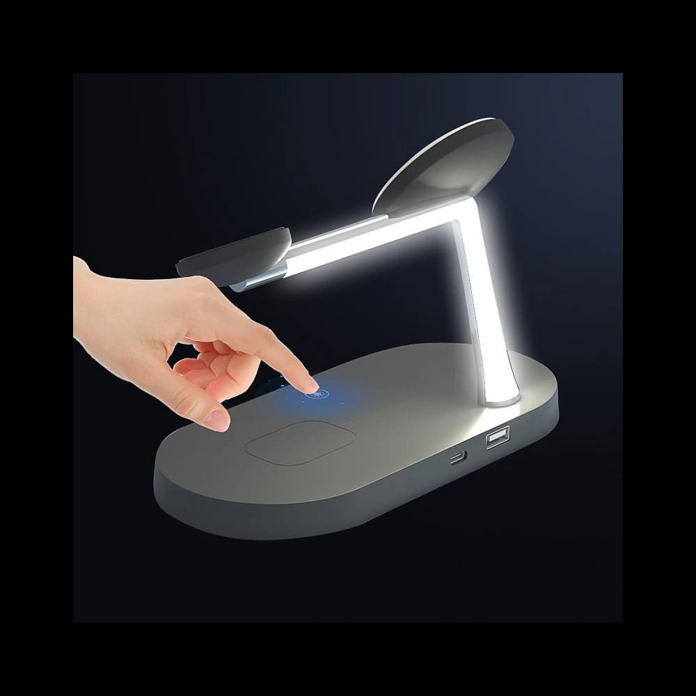 Vezeték nélküli töltő Tech-Protect A12 3in1 Magnetic MagSafe Wireless Charger Fekete - 5