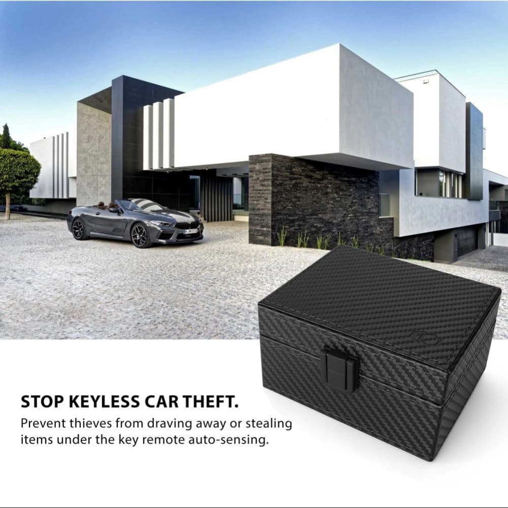 Tech-Protect V3 Keyless Rfid Signal Blocker Box Carbon - 6