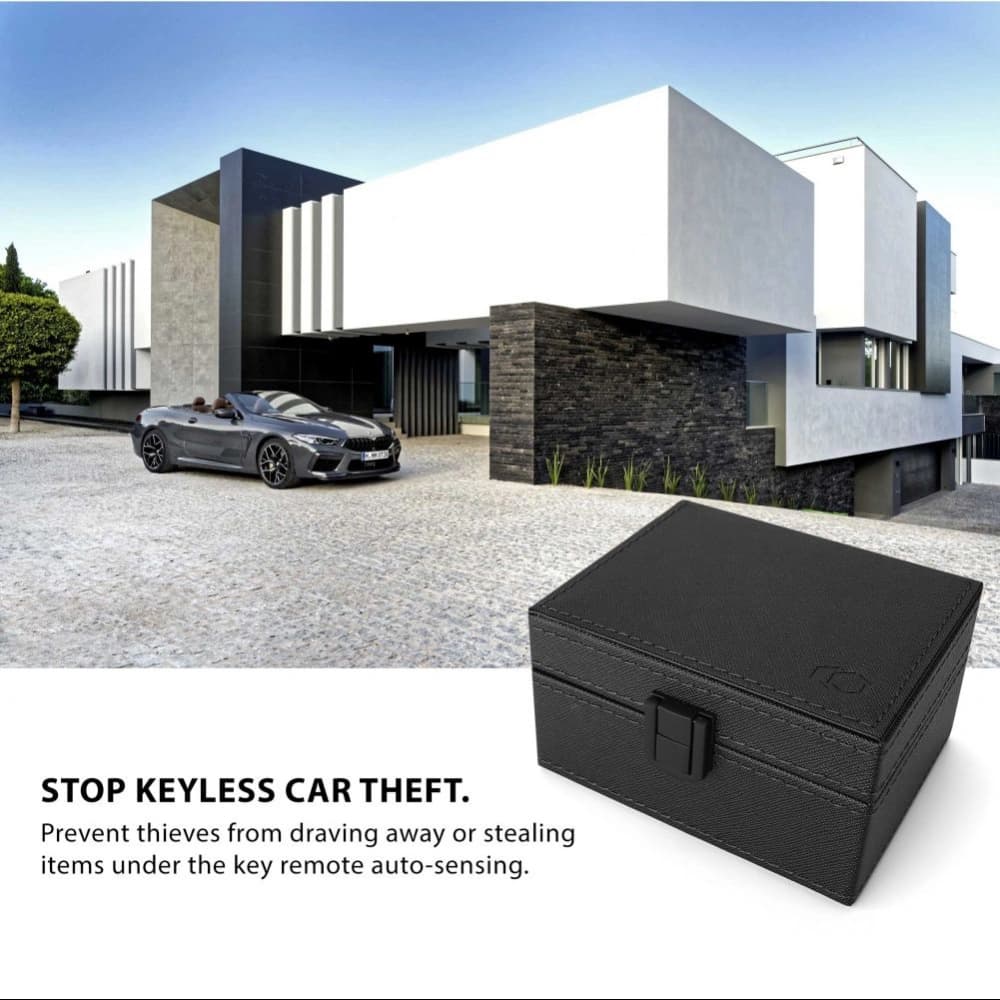 Tech-Protect V3 Keyless Rfid Signal Blocker Box Cross Black - 6