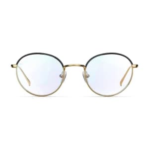 Computerbrille Meller mit Blaulichtfilter Yuda Gold/Schwarz