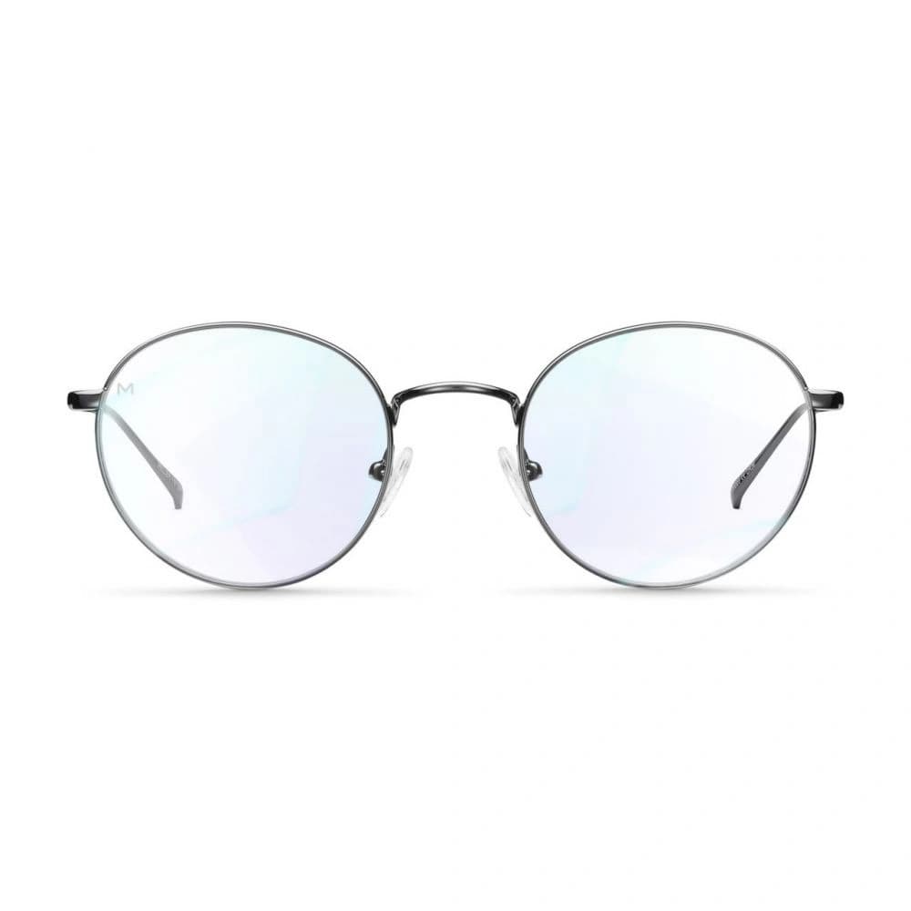 Meller Blue Light Blocking Computer Glasses Yuda Gunmetal - 1
