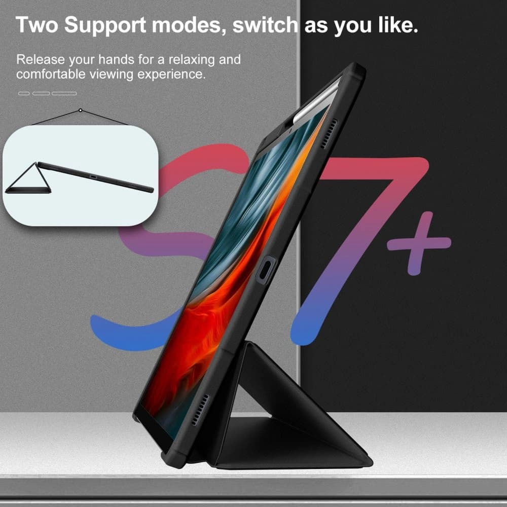 Infiland Crystal Case Samsung Galaxy Tab S7 FE 5G 12.4 - 3