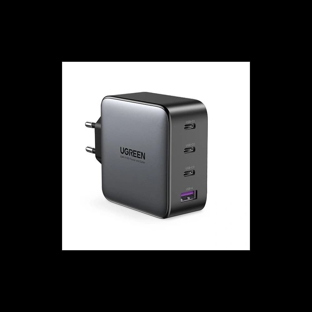 UGREEN CD226 Wall Charger, USB QC3.0, 3x USB-C, 100W, PD (Black) - 1