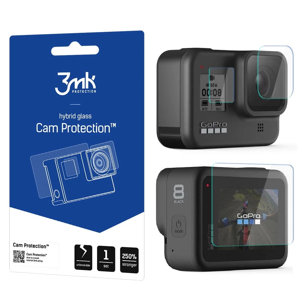 Hybriertes Glas 3MK CamProtect GoPro HERO 8 - 1