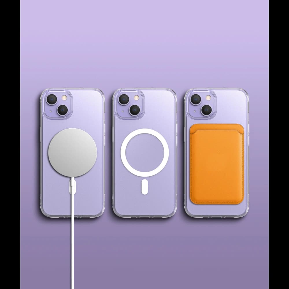 Etui Ringke Fusion Magnetic Apple iPhone 13 Matné Čiré - 3