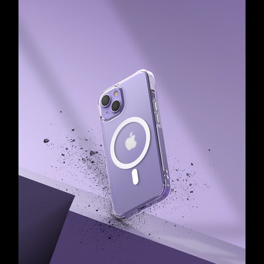 Etui Ringke Fusion Magnetic Apple iPhone 13 Matné Čiré - 5