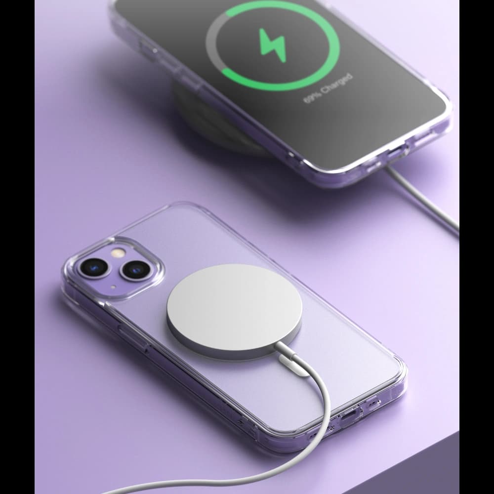 Etui Ringke Fusion Magnetic Apple iPhone 13 Matné Čiré - 7