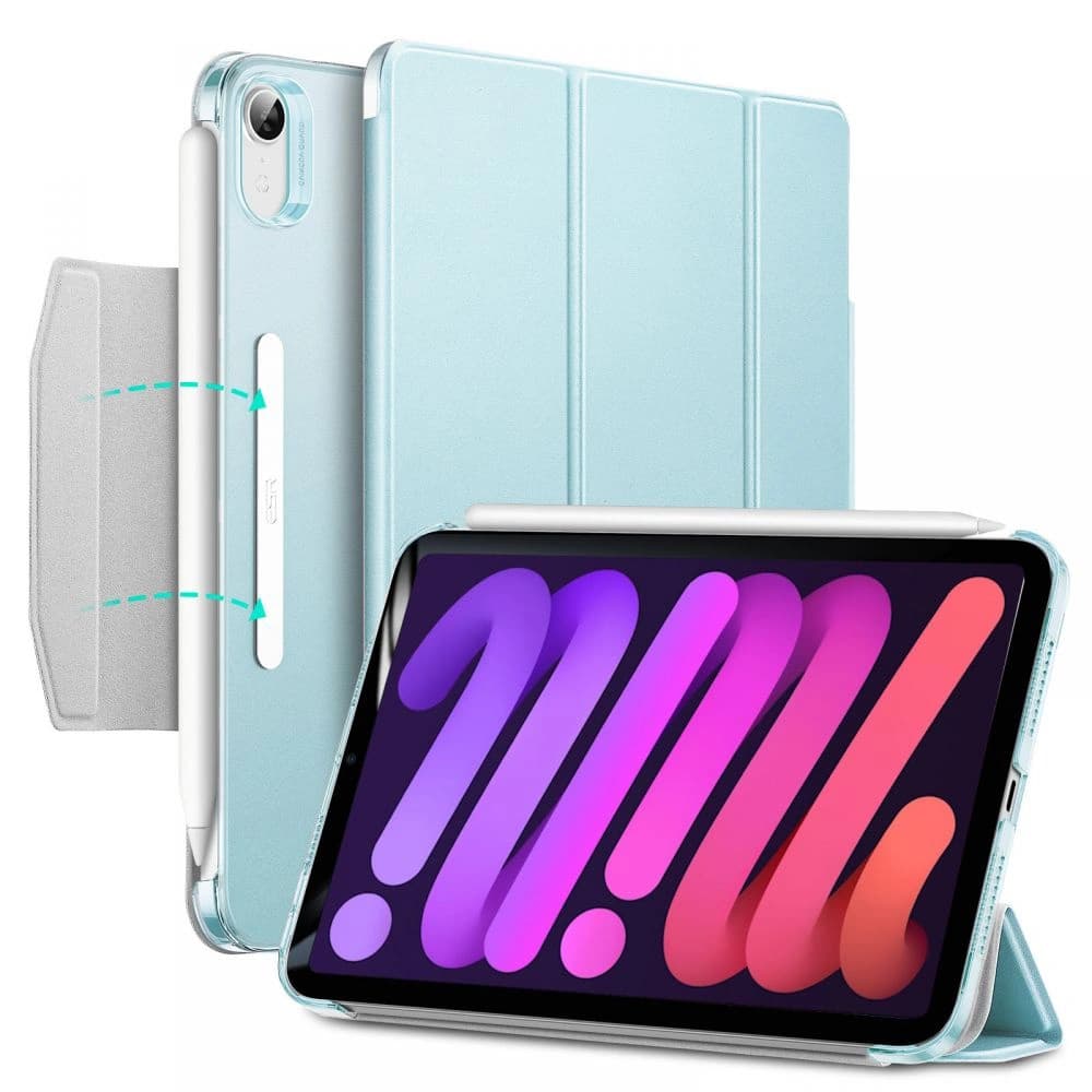 Etui ESR Ascend Trifold Apple iPad mini 2021 (6. generacji) / iPad mini 8.3" 2024 (7. generacji) Light Blue - 1