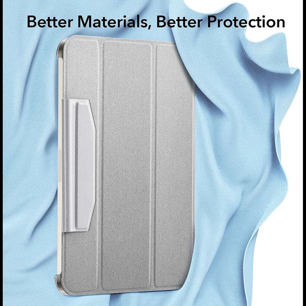 Etui ESR Ascend Trifold Apple iPad mini 2021 (6. generacji) / iPad mini 8.3" 2024 (7. generacji) Silver Grey - 5
